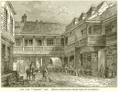 The Old Tabard Inn door English School