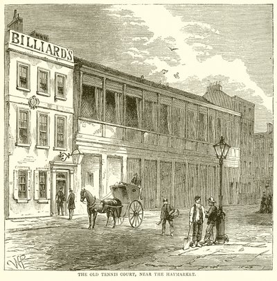 De Oude Tennisbaan, nabij de Haymarket door English School