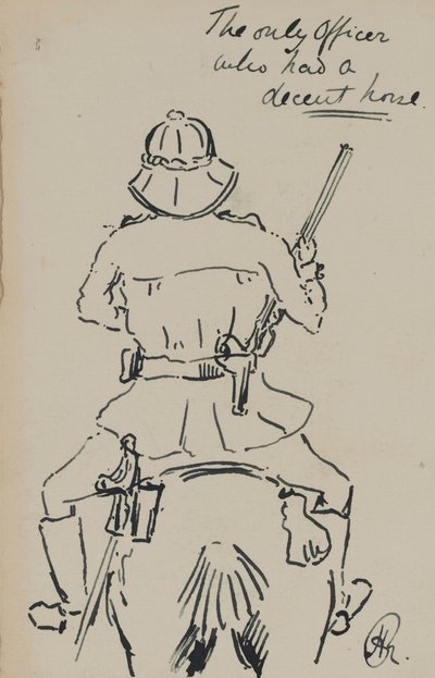 De Enige Officier die een fatsoenlijk paard had door English School