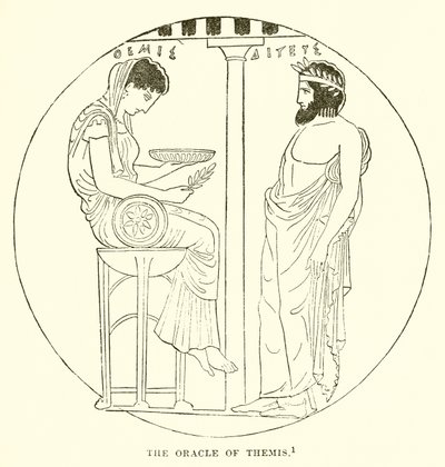 Het orakel van Themis door English School
