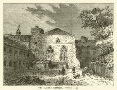De geschilderde kamer, vóór 1834 door English School