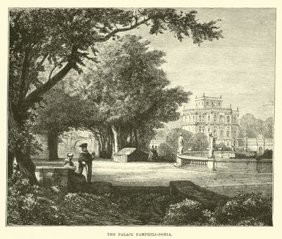 Het Paleis Pamphili-Doria door English School