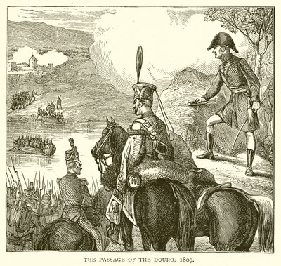 De oversteek van de Douro, 1809 door English School