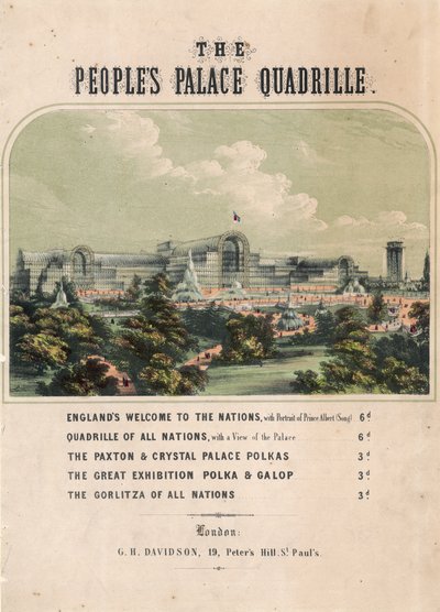 Het Paleis van het Volk Quadrille door English School