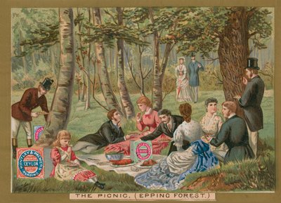 De picknick, Epping Forest door English School