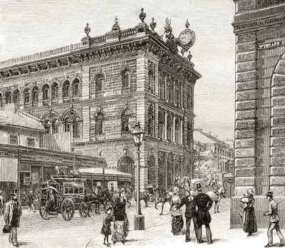 Het postkantoor, George Street, Sydney, c.1880, uit 