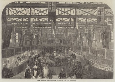 De Preston Tentoonstelling van Kunst en Industrie (gravure) door English School