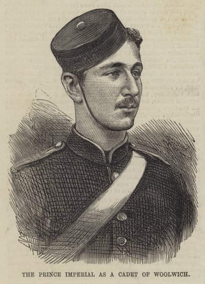 De Keizerlijke Prins als Cadet van Woolwich door English School