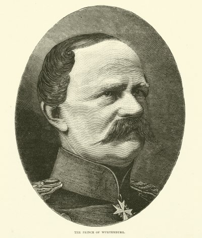 De Prins van Württemberg, september 1870 door English School