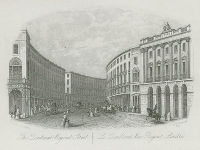 The Quadrant, Regents Street, Londen door English School