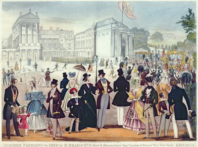 De terugkeer van de koningin van het House of Lords, 1839 door English School