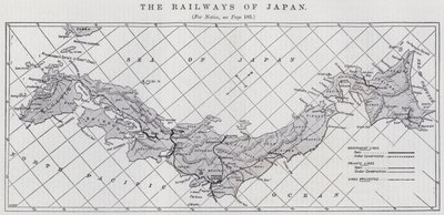 De spoorwegen van Japan door English School
