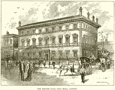 The Reform Club, Pall Mall, Londen door English School