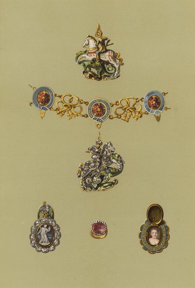 De regalia van Schotland, kleinere artikelen van de regalia door English School