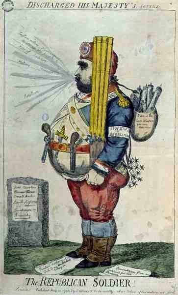 "De Republikeinse Soldaat", uitgegeven door S.W. Fores door English School