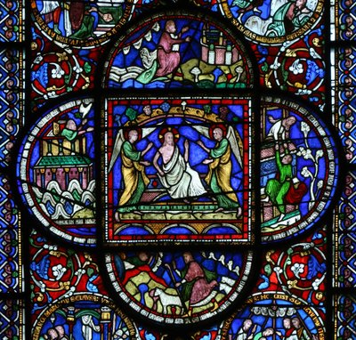 De Opstanding, Canterbury Cathedral door English School