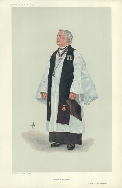 De Rev Kanon Frederick Alfred John Hervey door English School