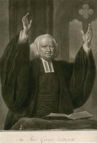 De Eerwaarde George Whitefield, MA, een van de oprichters van het Methodisme door English School