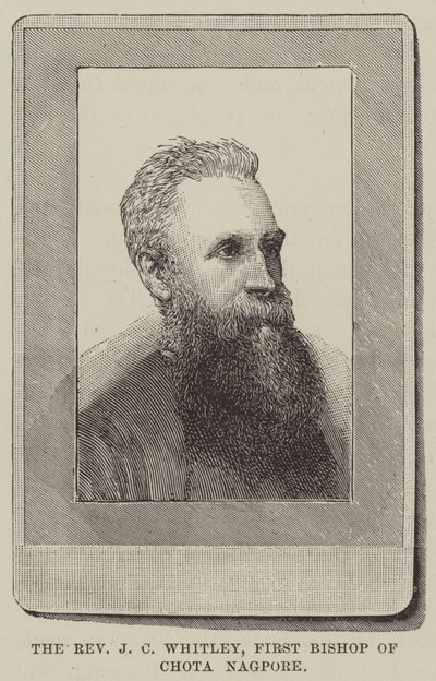 De Eerwaarde J C Whitley, eerste bisschop van Chota Nagpore door English School