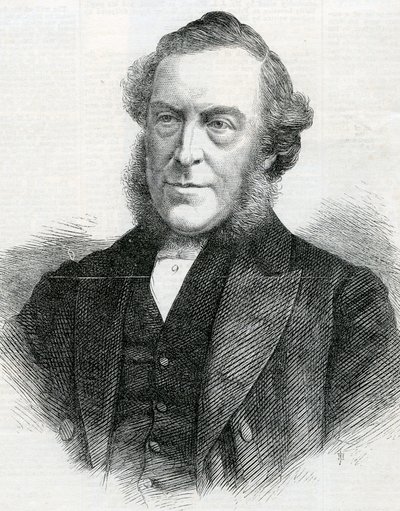 De dominee John Bedford, voorzitter van de Wesleyan Methodist Conference door English School