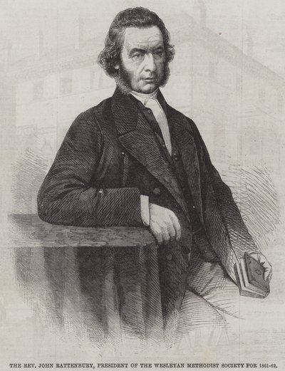 De Eerwaarde John Rattenbury, President van de Wesleyan Methodist Society voor 1861-62 door English School