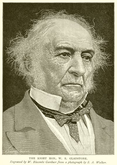 De zeer eerbiedwaardige W.E. Gladstone door English School