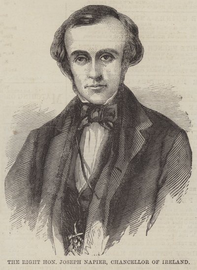 De Zeer Eerwaarde Joseph Napier, Kanselier van Ierland door English School