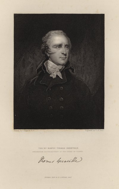 De Zeer Eerwaarde Thomas Grenville door English School