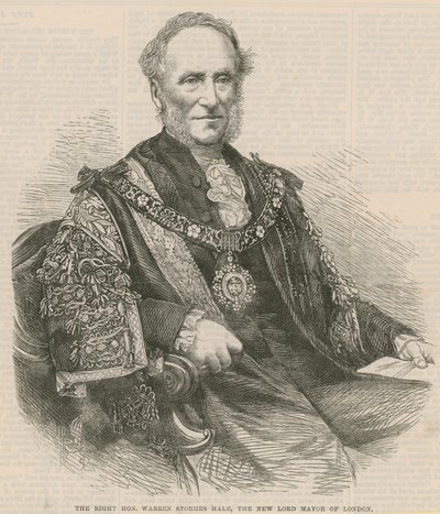 De Zeer Eerwaarde Warren Stormes Hales, de nieuwe Lord Mayor van Londen door English School