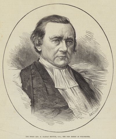 De zeer eerwaarde E Harold Browne, DD, de nieuwe bisschop van Winchester door English School