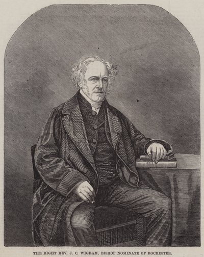 De Zeer Eerwaarde J C Wigram, Bisschop Benoemd van Rochester door English School