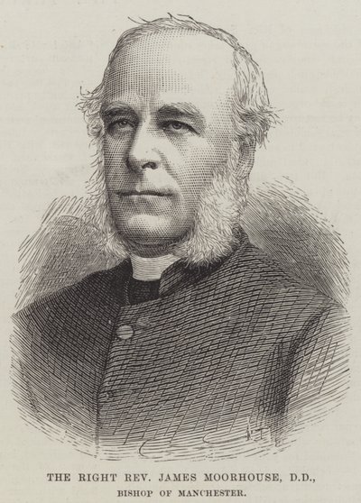 De Zeer Eerwaarde James Moorhouse, DD, Bisschop van Manchester door English School