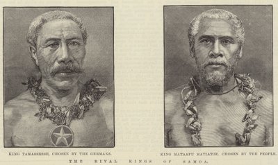 De rivaliserende koningen van Samoa door English School