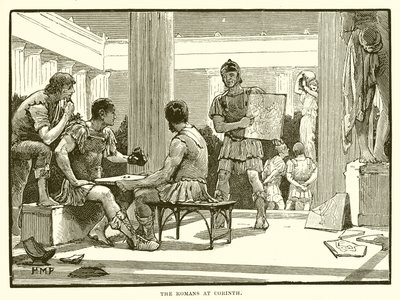 De Romeinen in Korinthe door English School