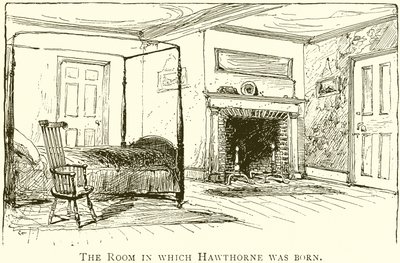De Kamer waar Hawthorne Geboren Werd door English School