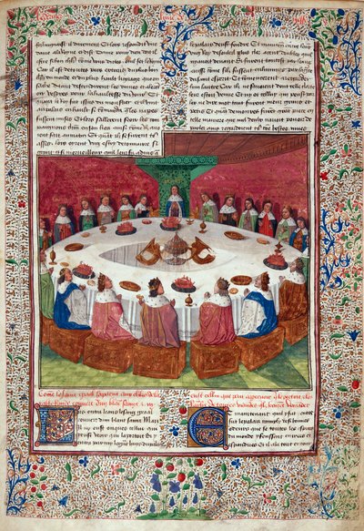 De Ronde Tafel en de Heilige Graal, uit het 