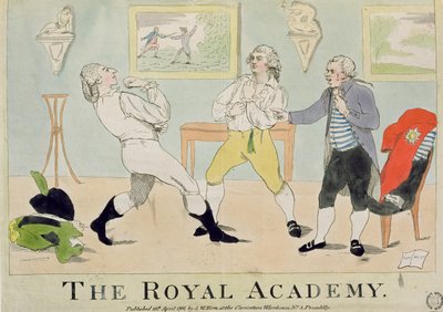 De Koninklijke Academie, uitgegeven door S.W. Fores, 1786 door English School