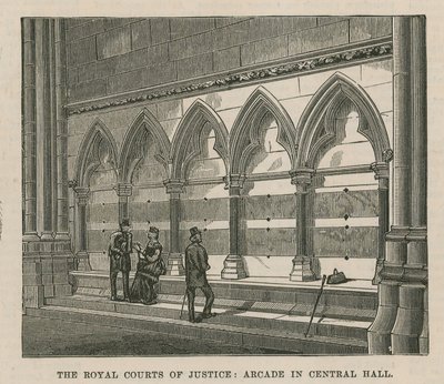 De Koninklijke Hoven van Justitie: Arcade in de Centrale Hal door English School
