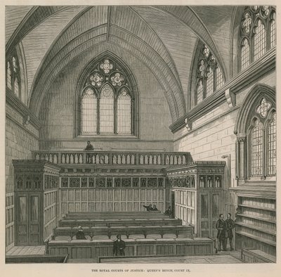 De Koninklijke Hoven van Justitie: Queens Bench, Hof IX door English School