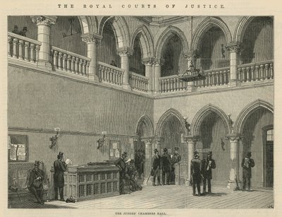 De Koninklijke Hoven van Justitie: De Zaal van de Rechterskamers door English School