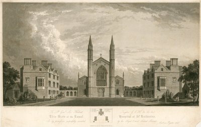 Het Koninklijk Ziekenhuis van St Katherine, Regents Park, Londen door English School