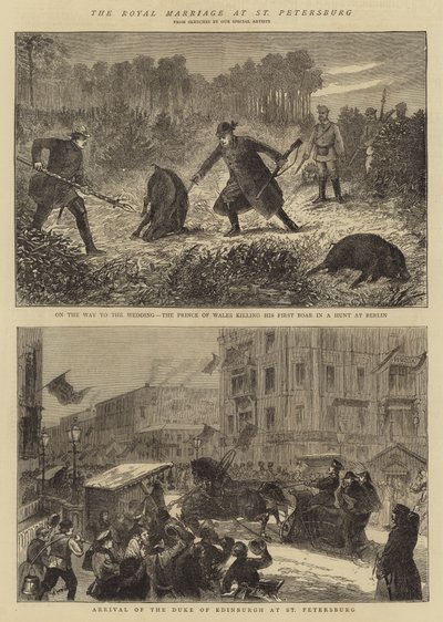 Het Koninklijk Huwelijk in St. Petersburg door English School