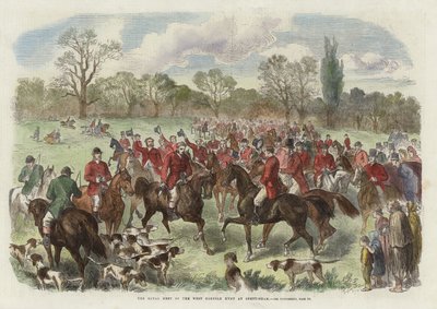 De Koninklijke Jacht van de West Norfolk Hunt door English School