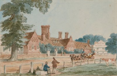 De Koninklijke Stallen, c.1865 door English School