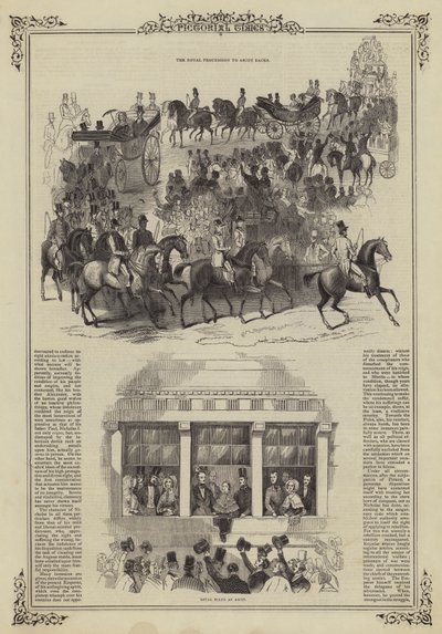 De Koninklijke Processie naar de Ascot Races door English School