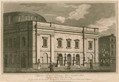 Het Koninklijke Theater, Drury Lane, Londen, opgericht in 1812 door English School