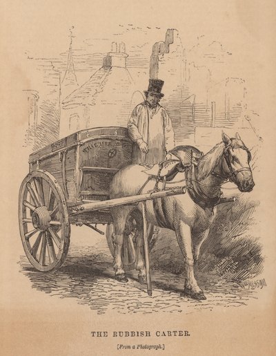 De vuilniswagen door English School