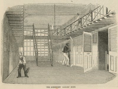 Het Sailors Home, Ratcliff: De Slaapzaal door English School