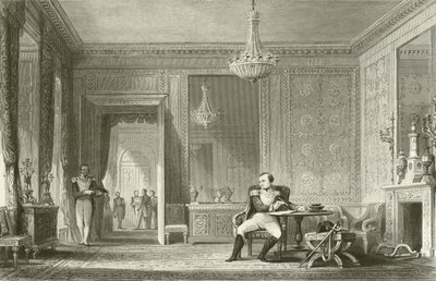 De Salon van de abdicatie, Fontainebleau door English School