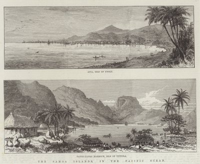 De Samoa-eilanden, in de Stille Oceaan door English School